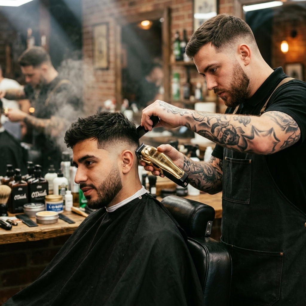 Master Barber at Work
